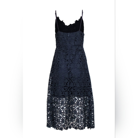 ASTR The Label NWT Navy Lace Midi Dress Sz XL - Picture 5 of 12